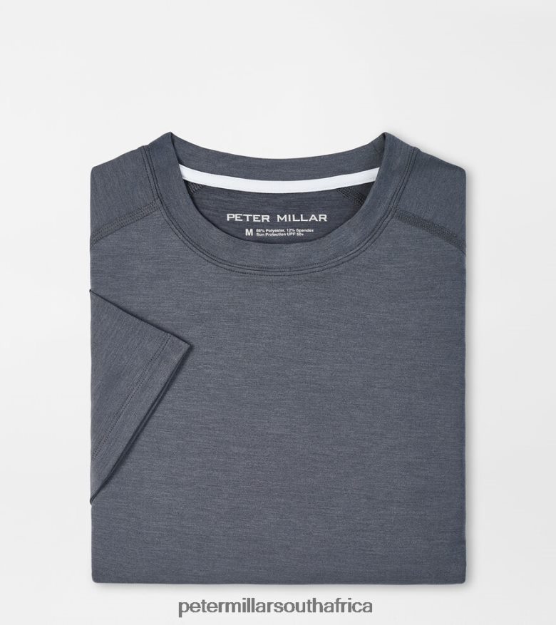 Grey Men Peter Millar Aurora Performance T-Shirt Apparel B62P4F804
