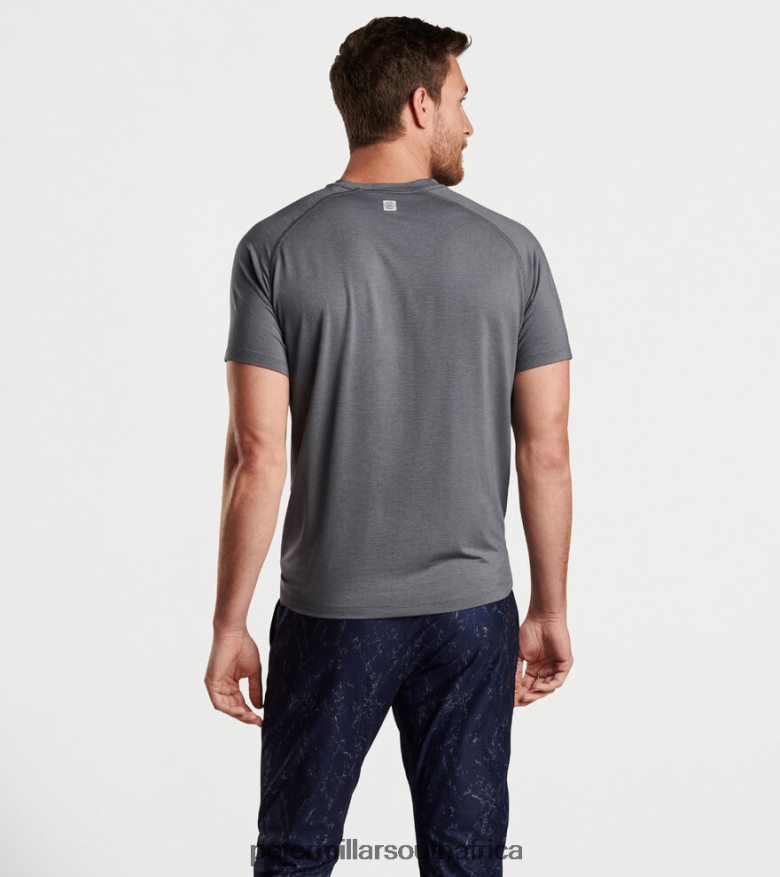 Grey Men Peter Millar Aurora Performance T-Shirt Apparel B62P4F804