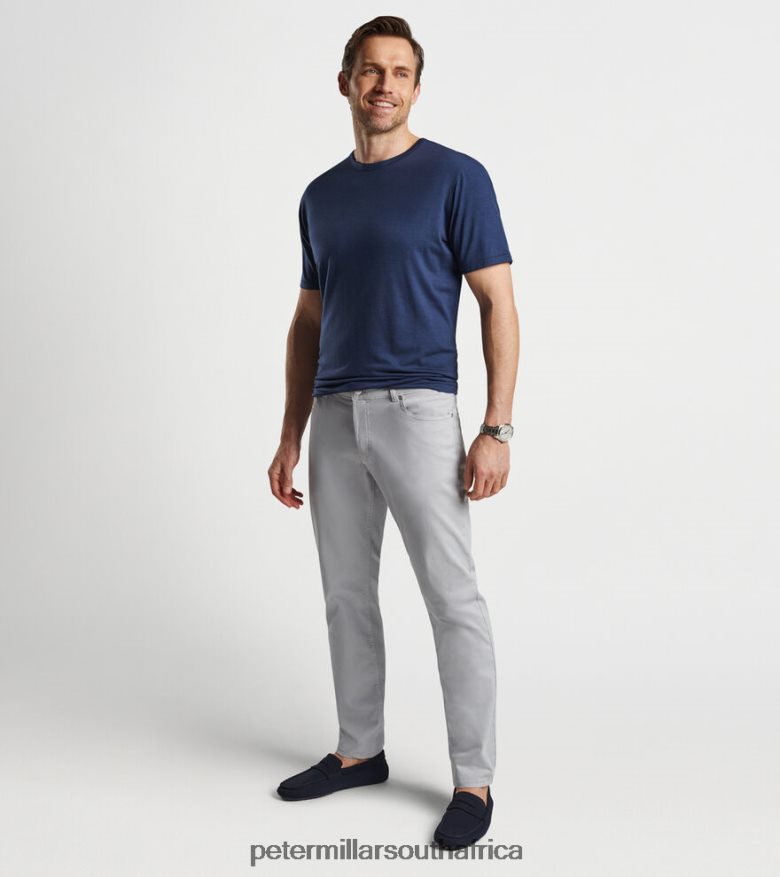 Navy Men Peter Millar Excursionist Flex Performance-Merino Tee Apparel B62P4F822