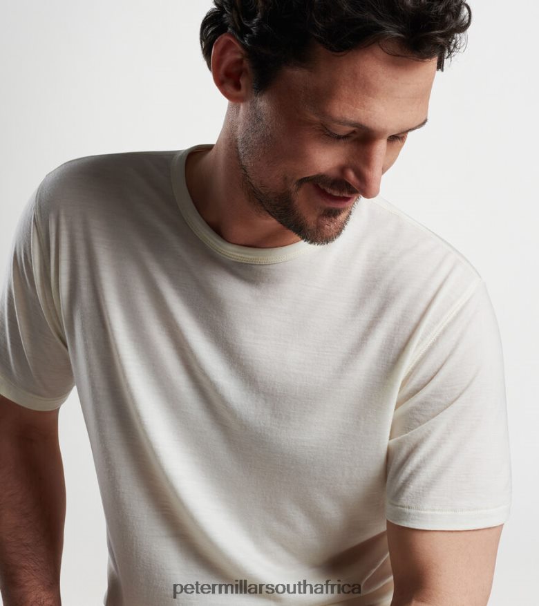 White Men Peter Millar Excursionist Flex Performance-Merino Tee Apparel B62P4F823