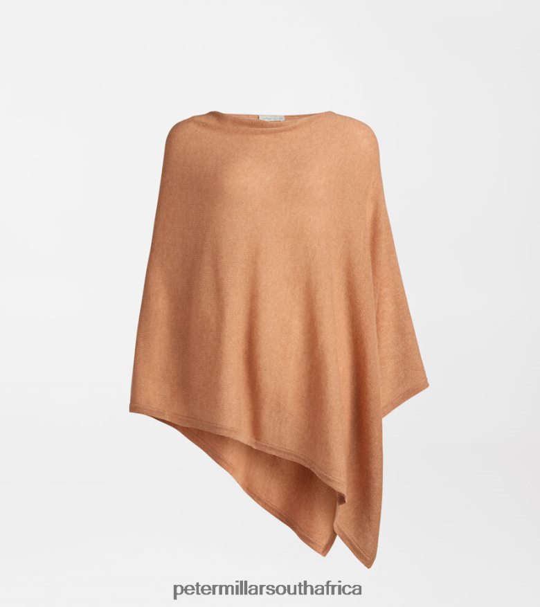 Camel Women Peter Millar The Essential Cashmere Poncho Accessories B62P4F82
