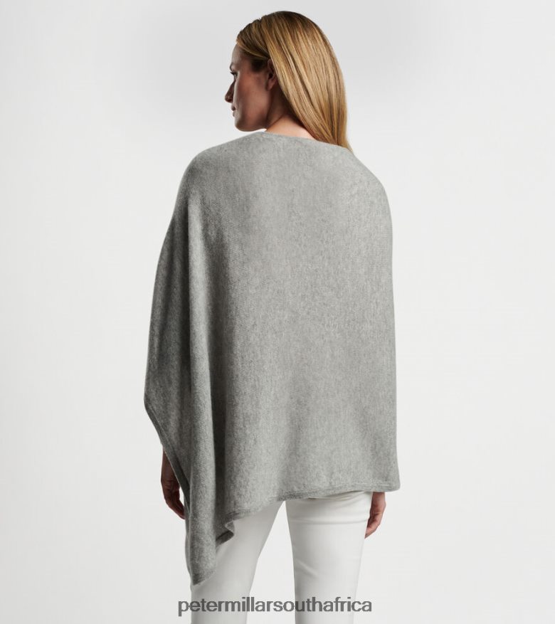 Gale Grey Women Peter Millar The Essential Cashmere Poncho Accessories B62P4F84