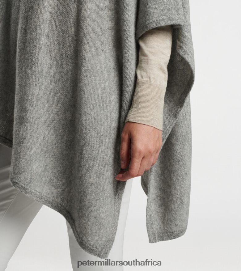 Gale Grey Women Peter Millar The Essential Cashmere Poncho Accessories B62P4F84