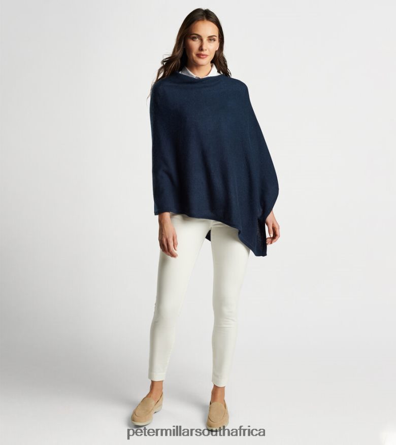 Navy Women Peter Millar The Essential Cashmere Poncho Accessories B62P4F83