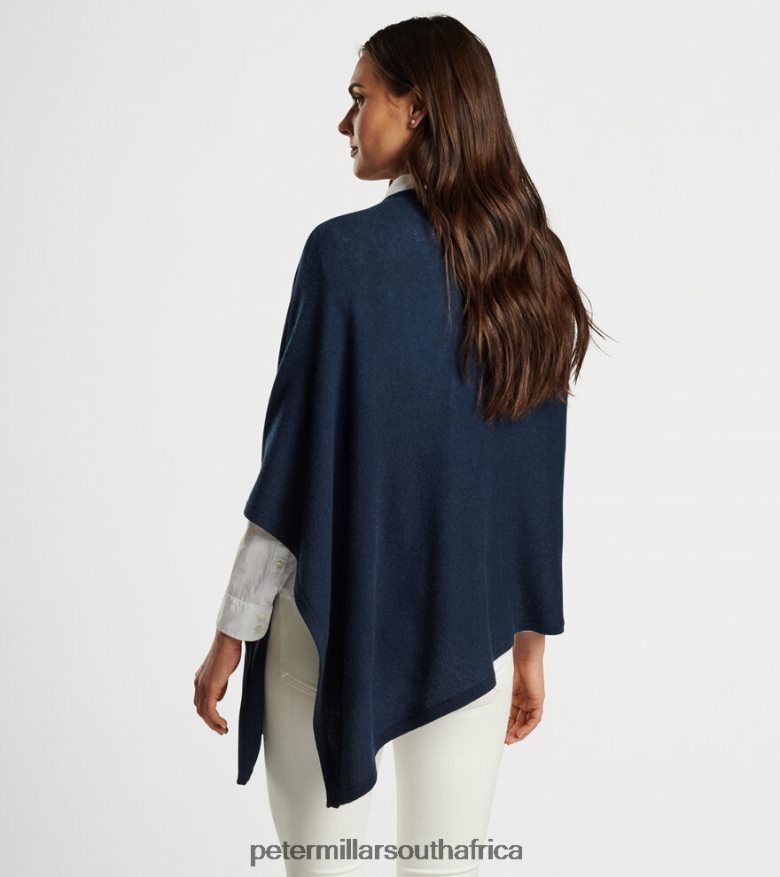 Navy Women Peter Millar The Essential Cashmere Poncho Accessories B62P4F83