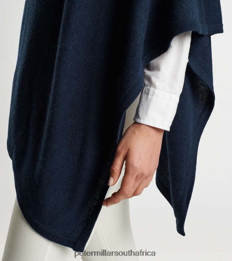 Navy Women Peter Millar The Essential Cashmere Poncho Accessories B62P4F83