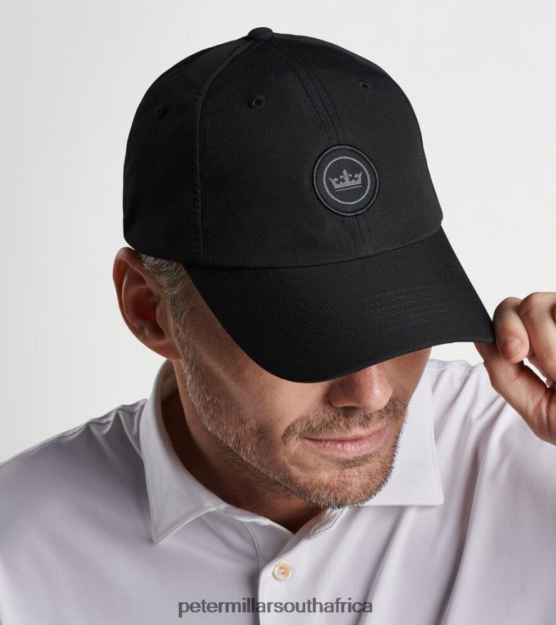 Black Women Peter Millar Crown Seal Performance Hat Accessories B62P4F236