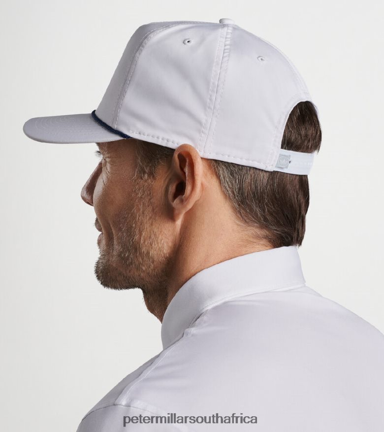 White Women Peter Millar Gopher Performance Rope Hat Accessories B62P4F263