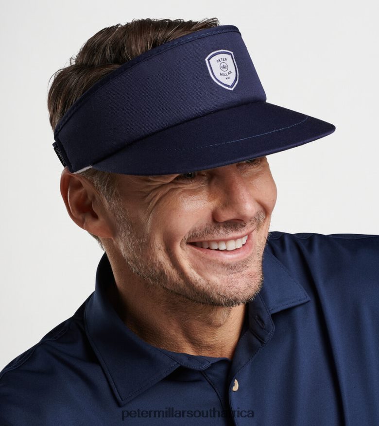Navy Women Peter Millar Crown Crest Tour Visor Accessories B62P4F248