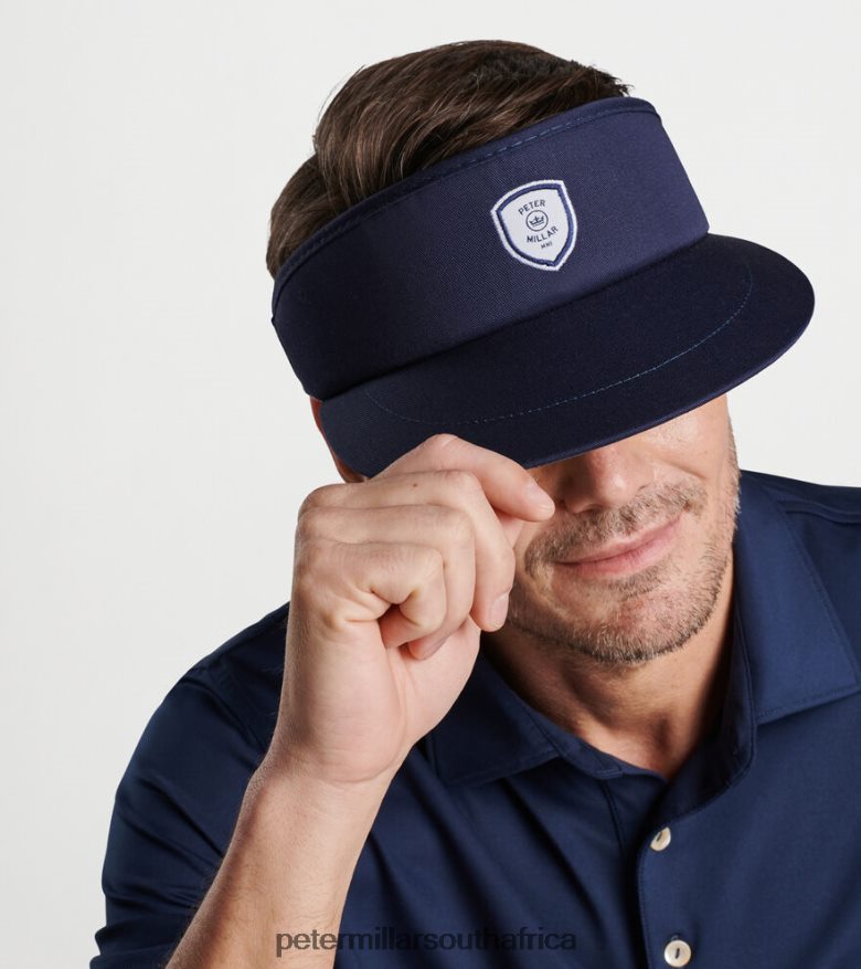 Navy Women Peter Millar Crown Crest Tour Visor Accessories B62P4F248