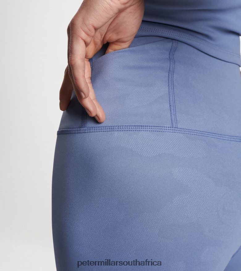 Blue Heron Women Peter Millar Nova Performance Embossed 7/8 Legging Apparel B62P4F218