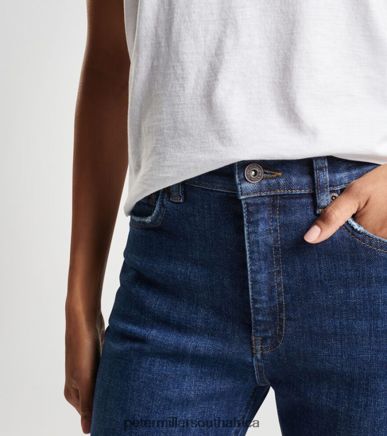 Indigo Women Peter Millar Williamson Straight Leg Crop Apparel B62P4F205