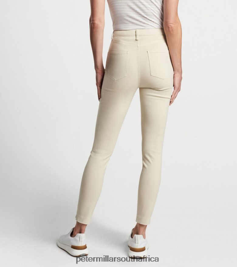 Stone Women Peter Millar Karlie Stretch Sateen High Rise Pant Apparel B62P4F209