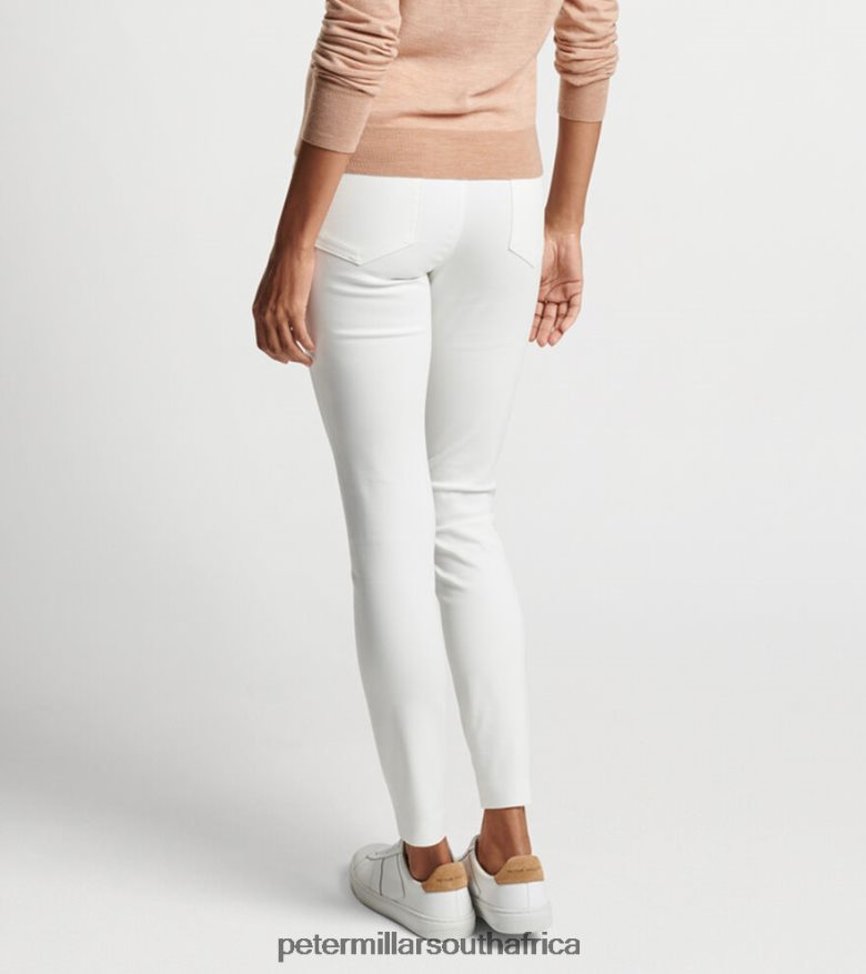 White Women Peter Millar Karlie Stretch Sateen Pant Apparel B62P4F203