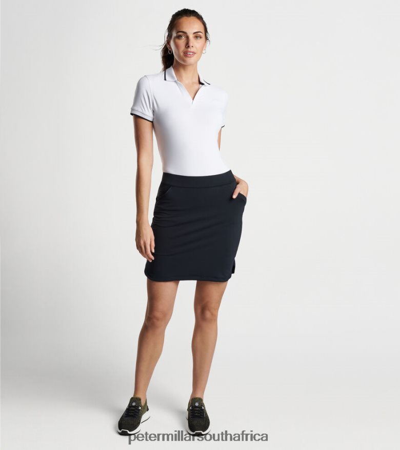 Black Women Peter Millar Alice Petal Hem Skort Apparel B62P4F182
