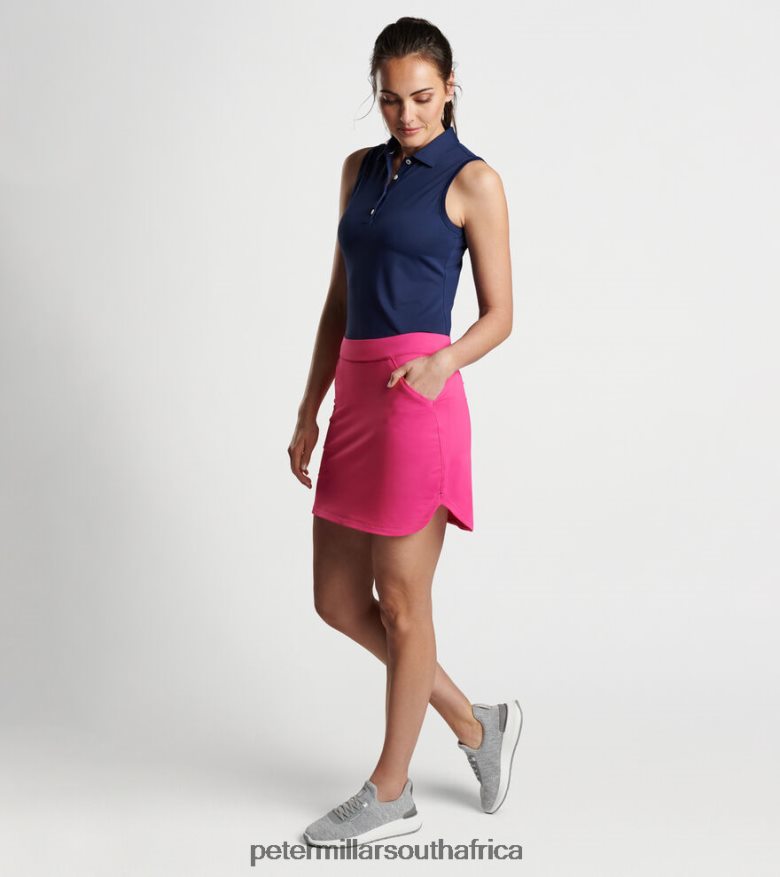 Black Women Peter Millar Alice Petal Hem Skort Apparel B62P4F184