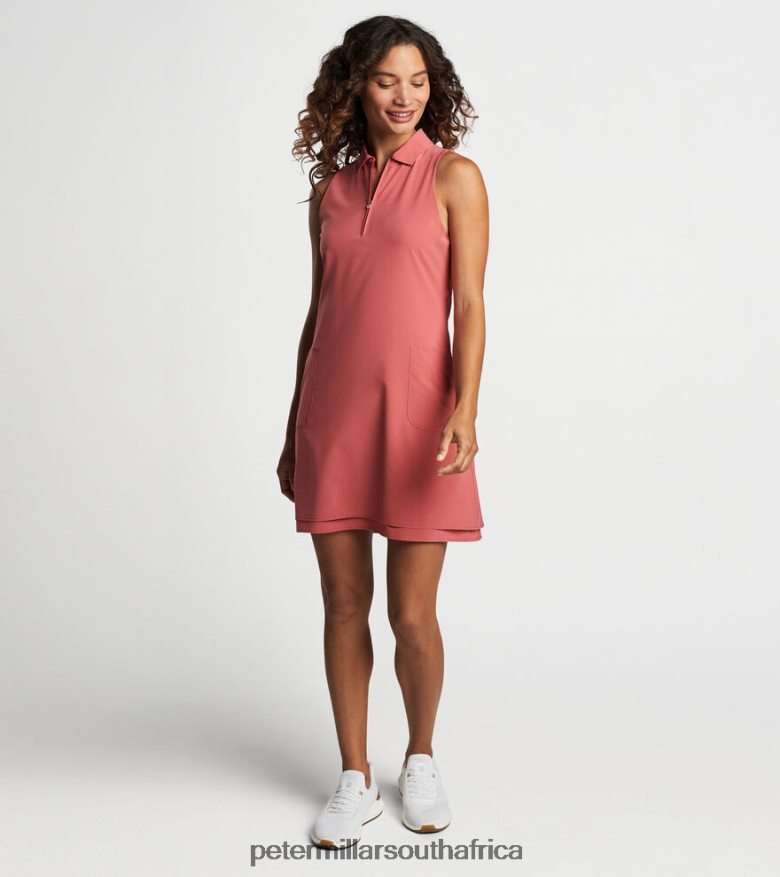 Cape Red Women Peter Millar Carner Sleeveless Sport Dress Apparel B62P4F186