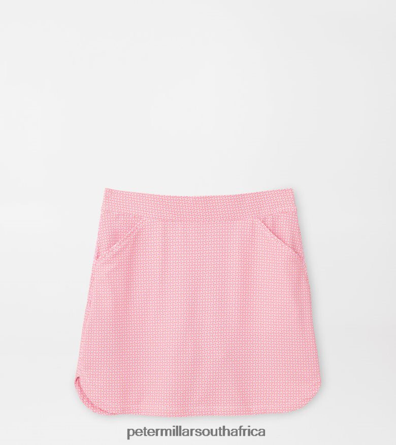 Lilac Blossom Women Peter Millar Alice Geo Petal Hem Skort Apparel B62P4F195