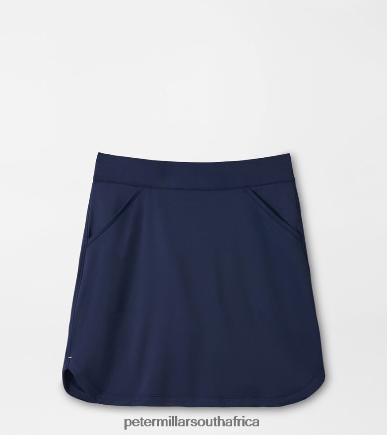 Navy Women Peter Millar Alice Petal Hem Skort Apparel B62P4F183