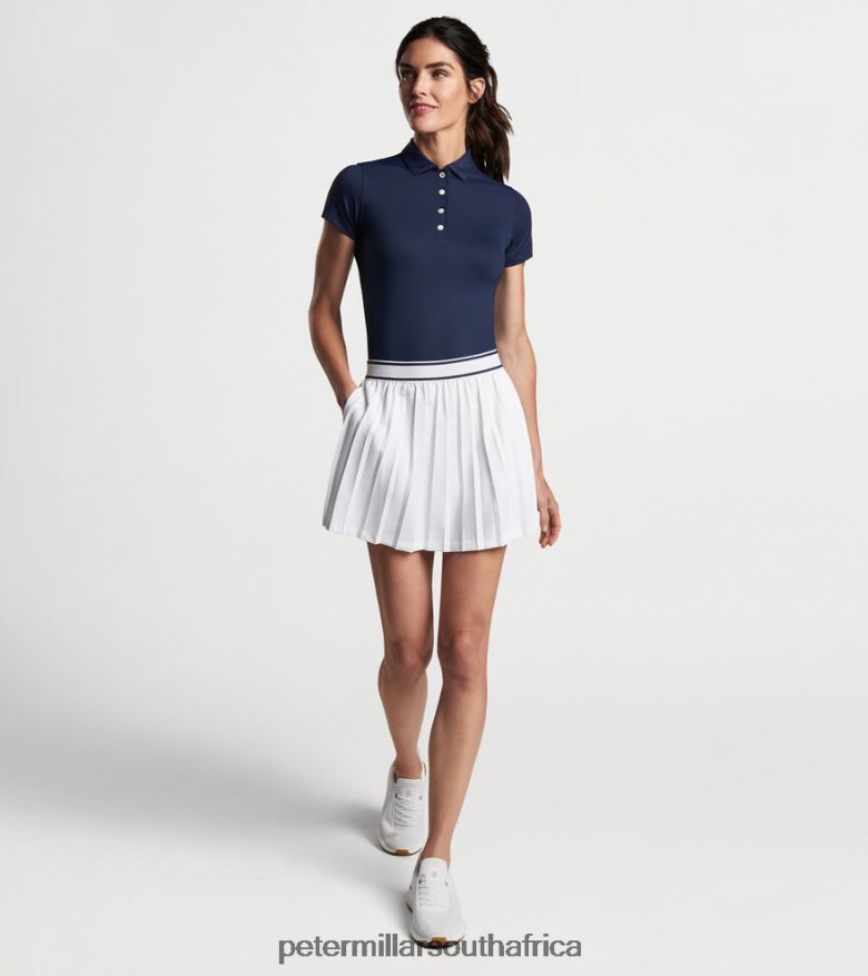 White Women Peter Millar Mickey Pleated Skort Apparel B62P4F196