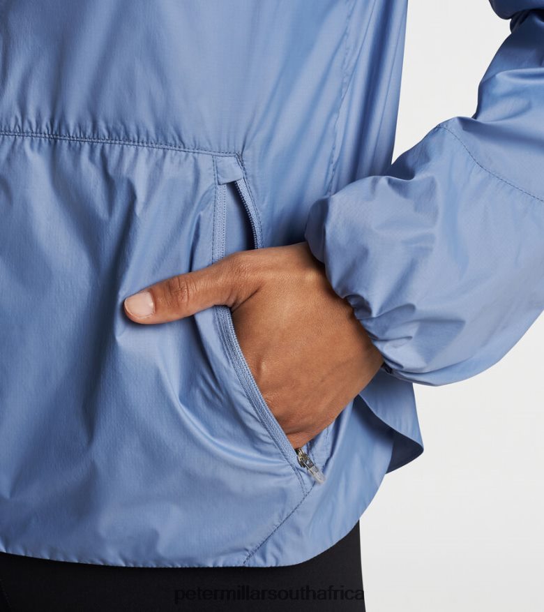 Blue Heron Women Peter Millar Starlight Full-Zip Windbreaker Apparel B62P4F155