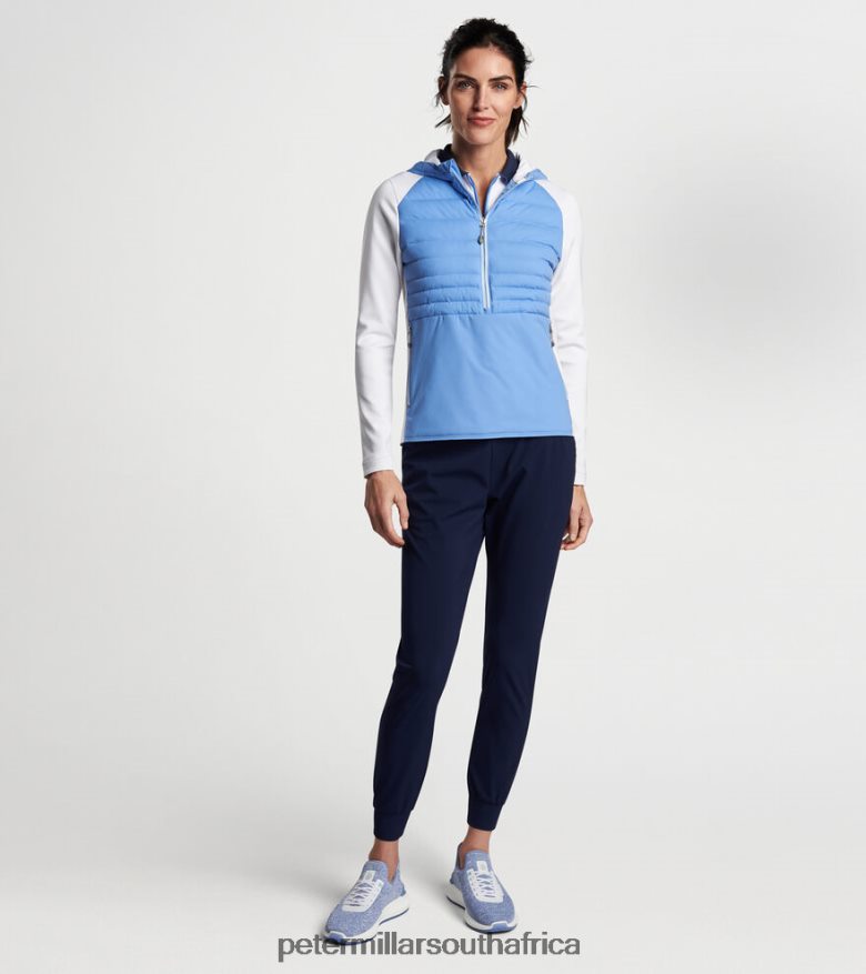 Bonnet/White Women Peter Millar Hooded Merge Jacket Apparel B62P4F151