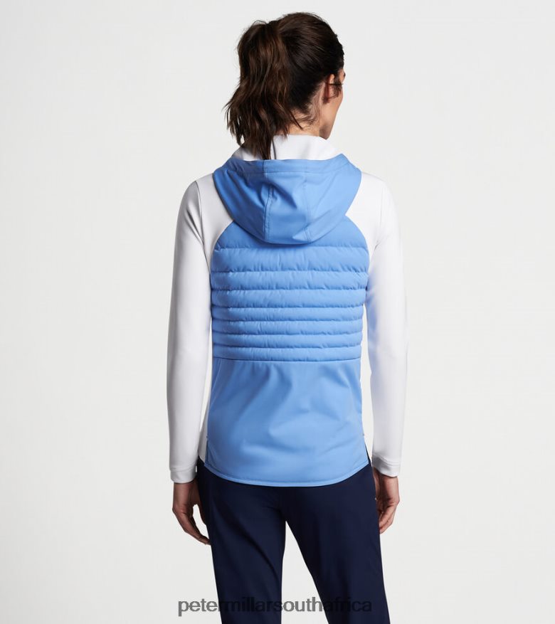 Bonnet/White Women Peter Millar Hooded Merge Jacket Apparel B62P4F151