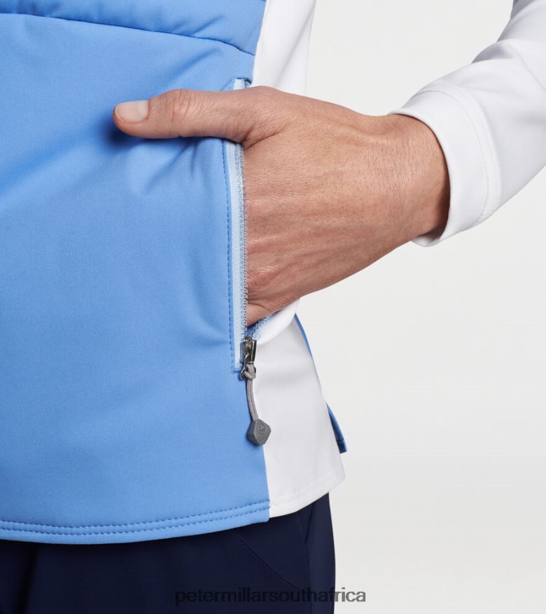 Bonnet/White Women Peter Millar Hooded Merge Jacket Apparel B62P4F151