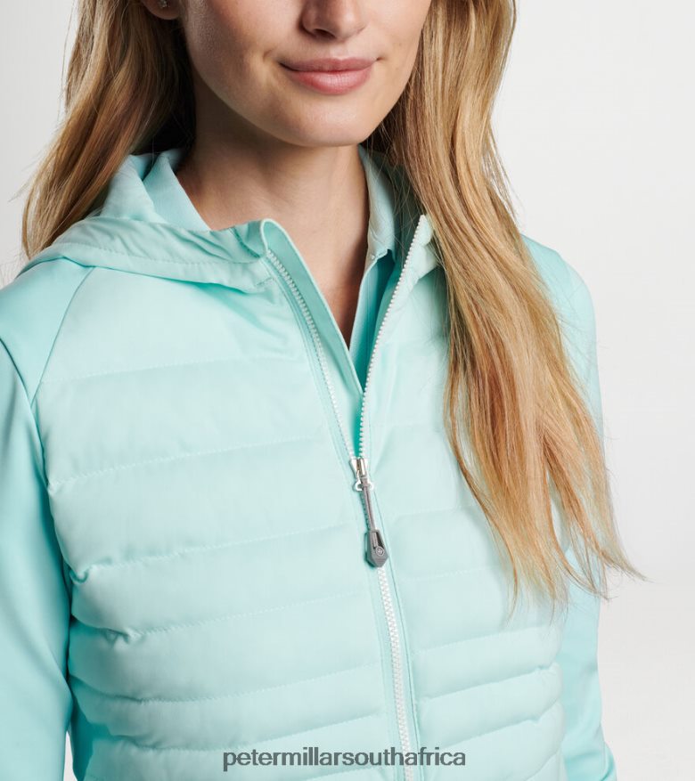 Celeste Women Peter Millar Hooded Merge Jacket Apparel B62P4F254