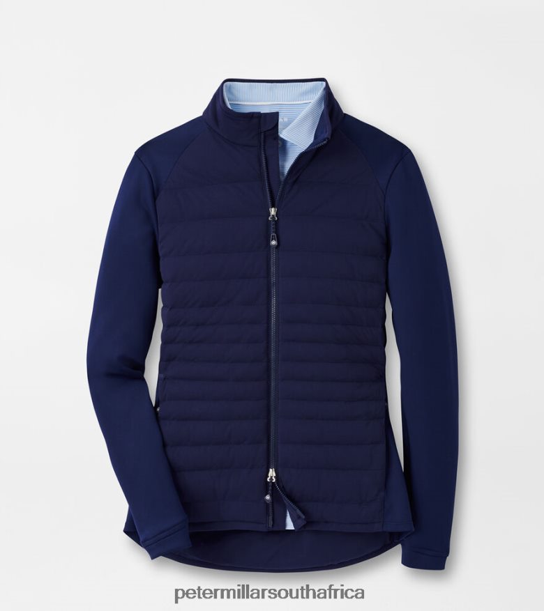 Navy Women Peter Millar Merge Hybrid Jacket Apparel B62P4F146