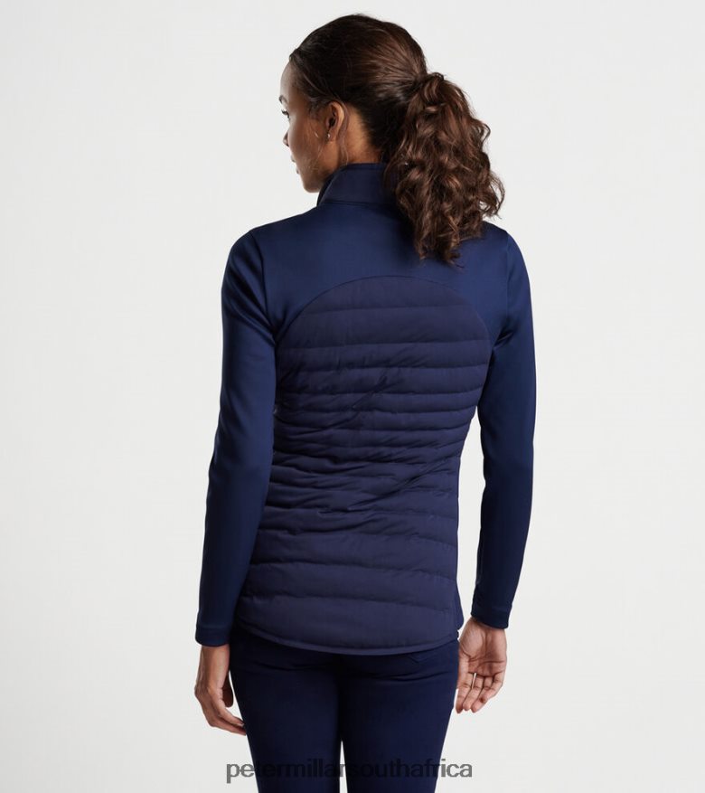 Navy Women Peter Millar Merge Hybrid Jacket Apparel B62P4F146