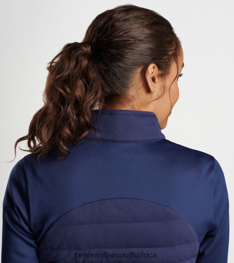 Navy Women Peter Millar Merge Hybrid Jacket Apparel B62P4F146