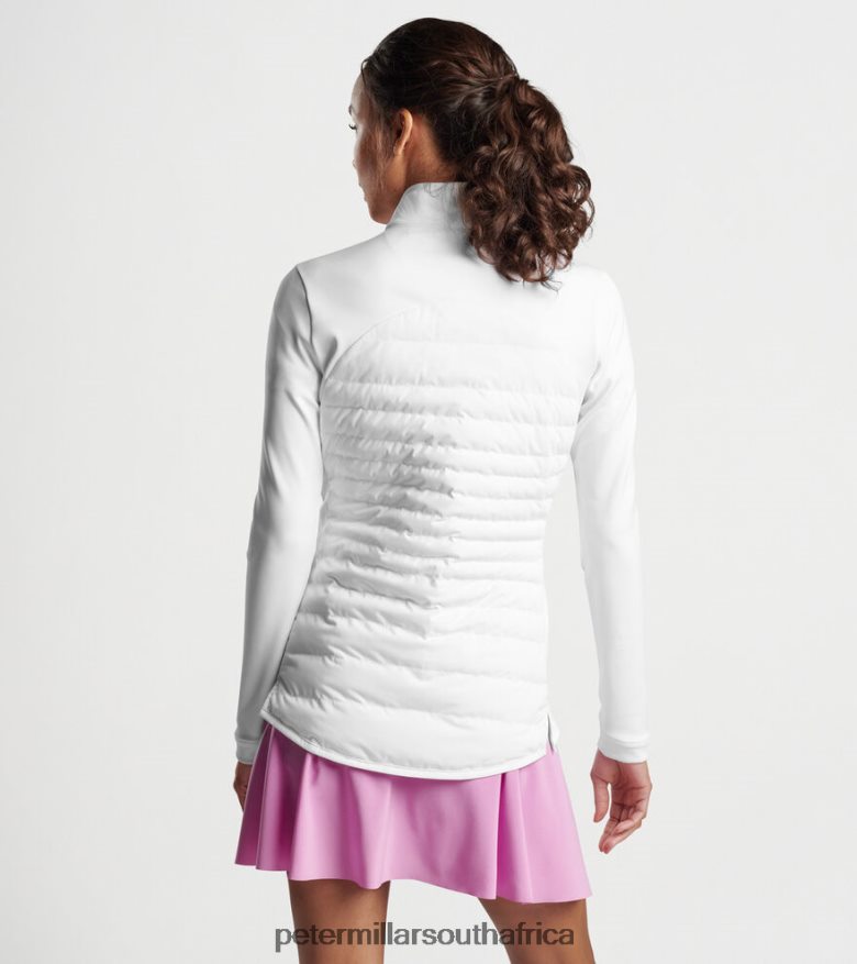White Women Peter Millar Merge Hybrid Jacket Apparel B62P4F148