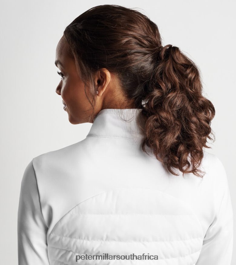 White Women Peter Millar Merge Hybrid Jacket Apparel B62P4F148