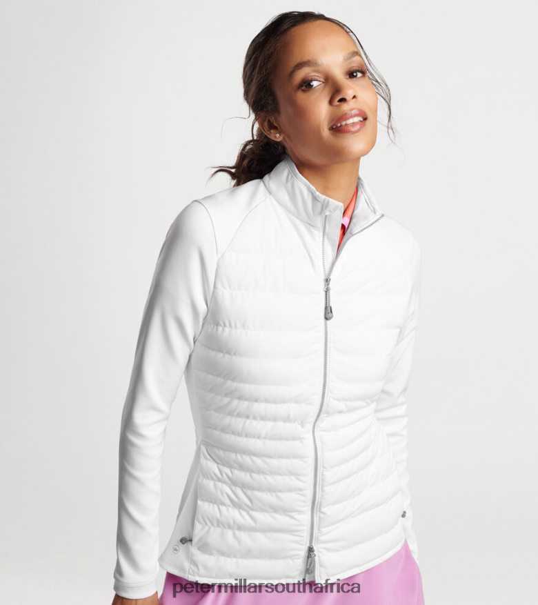 White Women Peter Millar Merge Hybrid Jacket Apparel B62P4F148