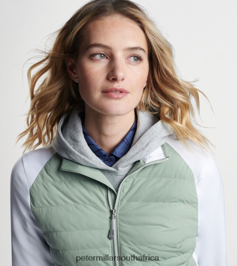 White Women Peter Millar Merge Hybrid Jacket Apparel B62P4F149
