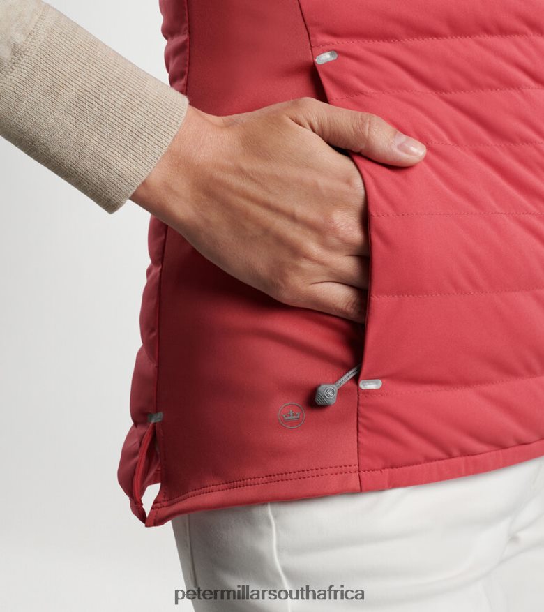 Cape Red Women Peter Millar Fuse Hybrid Vest Apparel B62P4F169