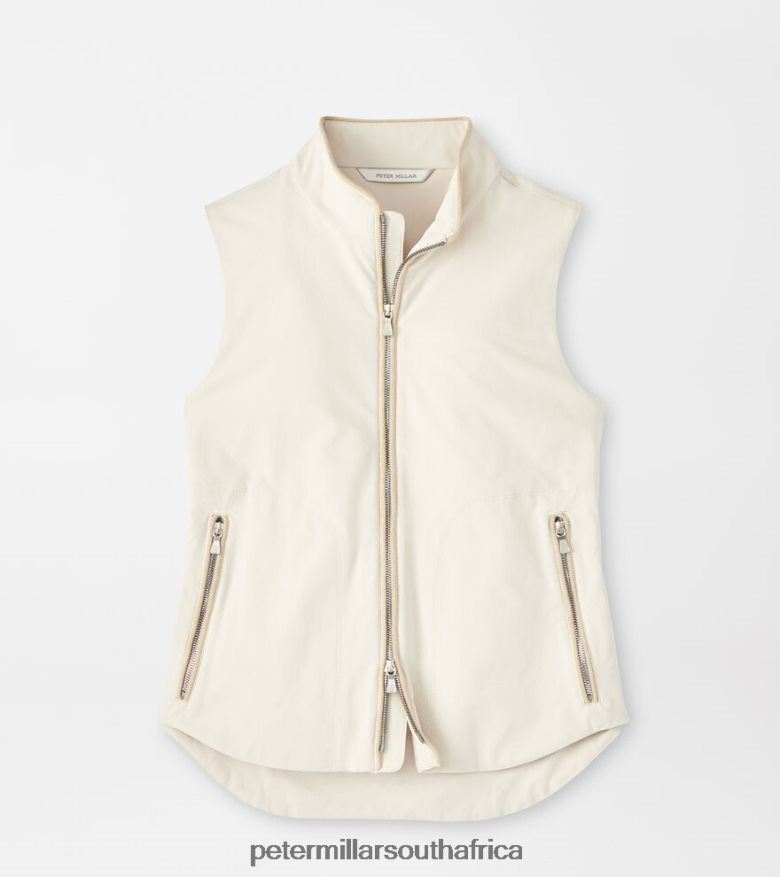 Stone Women Peter Millar Surge Full-Zip Vest Apparel B62P4F258