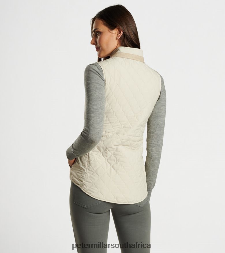 Truffle Women Peter Millar Addison Quilted Travel Vest Apparel B62P4F159