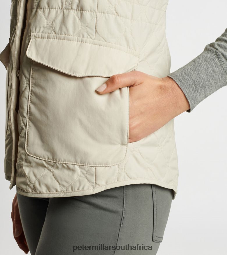 Truffle Women Peter Millar Addison Quilted Travel Vest Apparel B62P4F159
