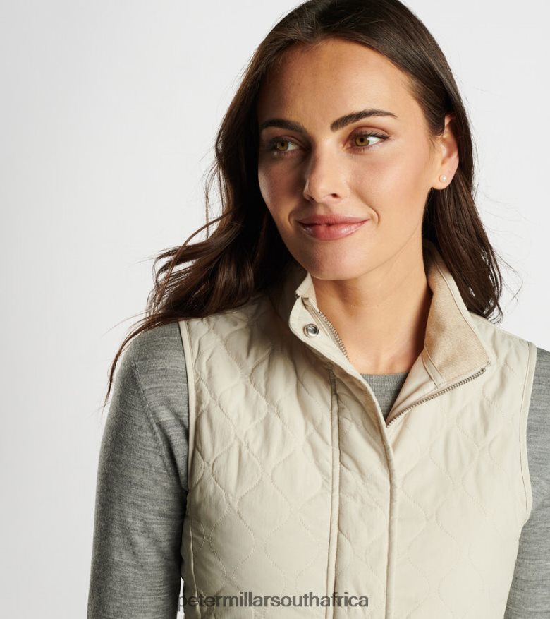 Truffle Women Peter Millar Addison Quilted Travel Vest Apparel B62P4F159