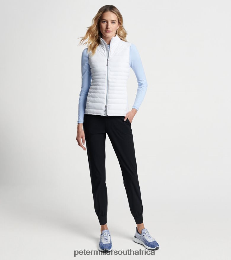 White Women Peter Millar Fuse Hybrid Vest Apparel B62P4F167