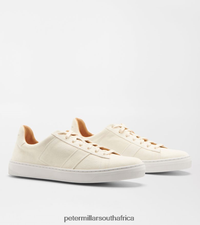 Ivory Women Peter Millar Vantage Suede Sneaker Footwear B62P4F232