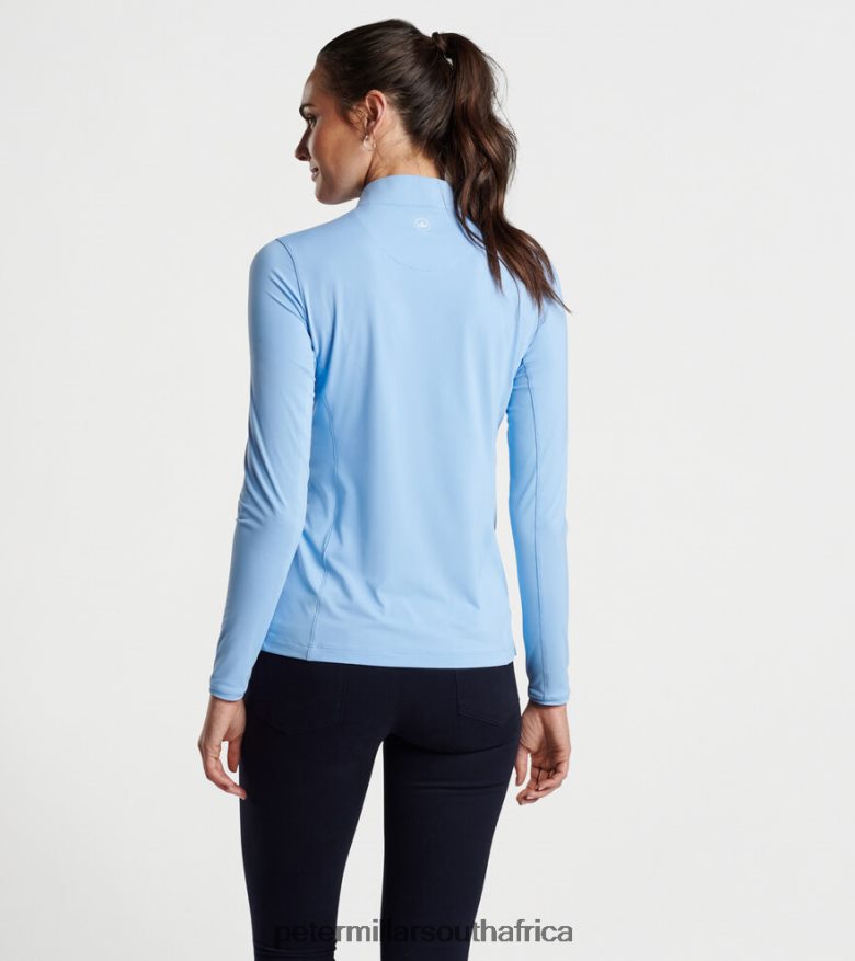 Blue Women Peter Millar Lightweight Sun Shirt Apparel B62P4F38