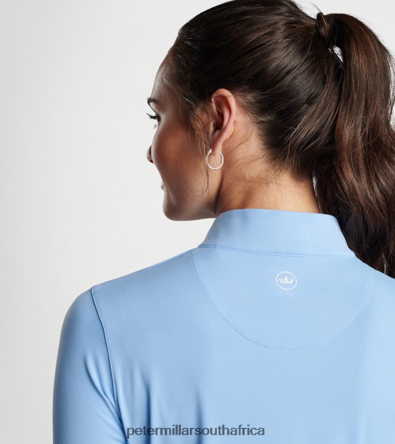 Blue Women Peter Millar Lightweight Sun Shirt Apparel B62P4F38