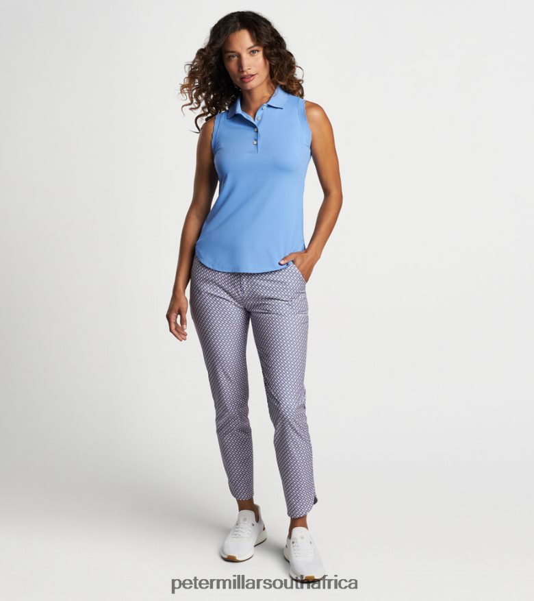 Bonnet Women Peter Millar Opal Sleeveless Stretch Jersey Polo Apparel B62P4F35