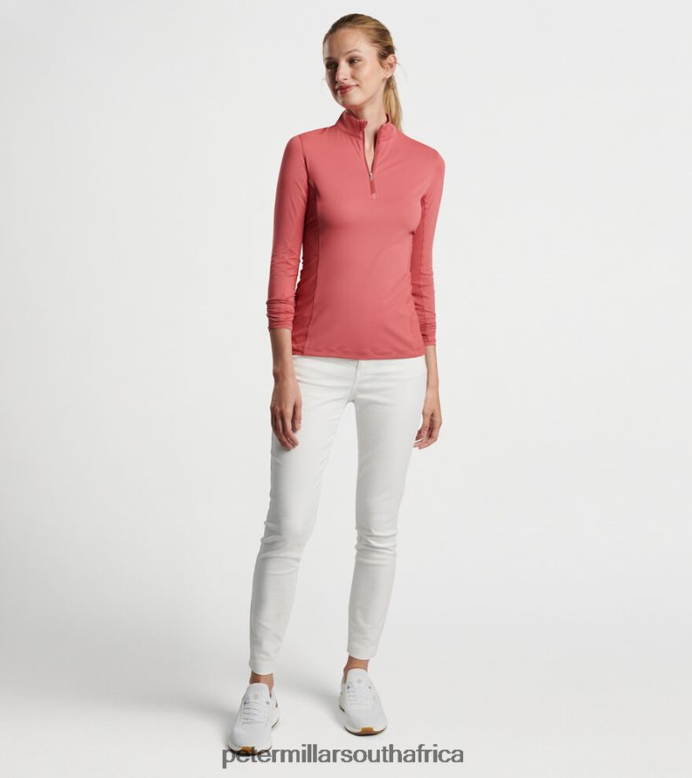 Cape Red Women Peter Millar Lightweight Sun Shirt Apparel B62P4F43