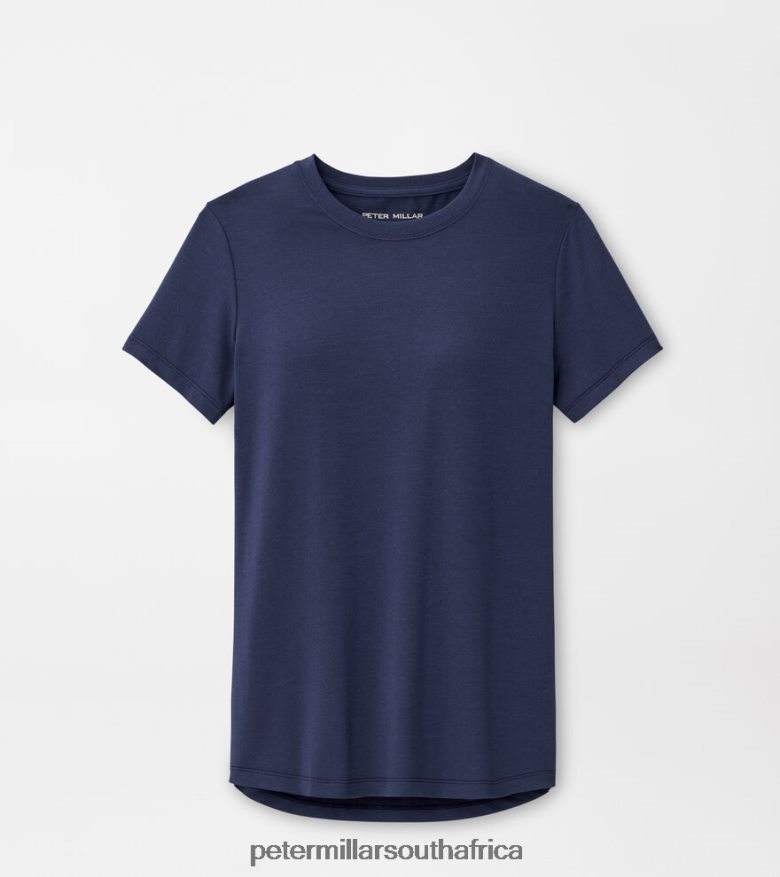 Navy Women Peter Millar Lunar Performance Tee Apparel B62P4F6