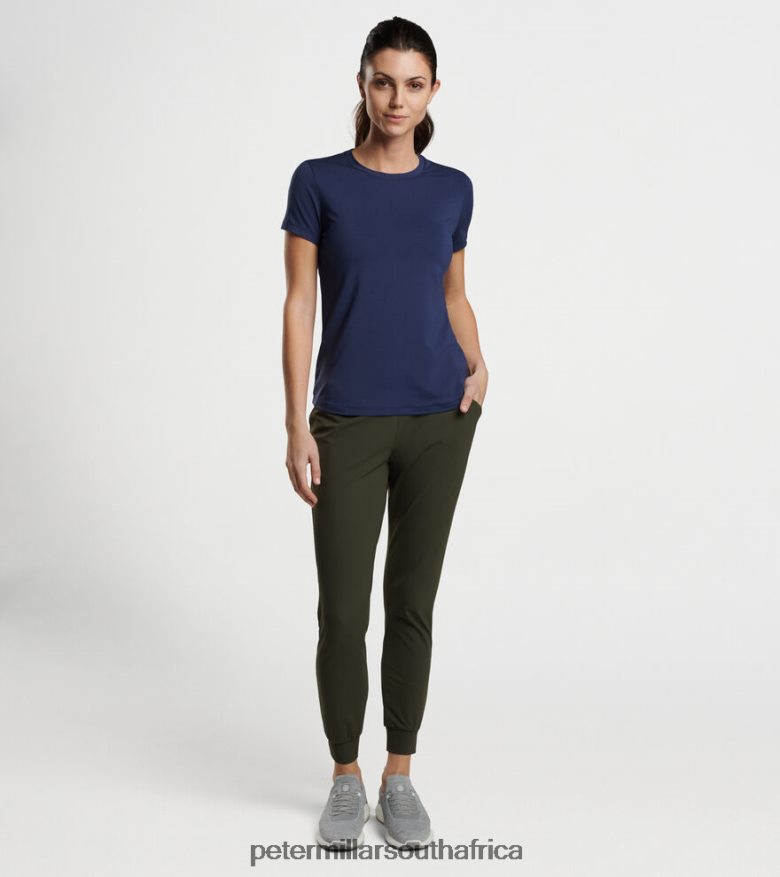 Navy Women Peter Millar Lunar Performance Tee Apparel B62P4F6