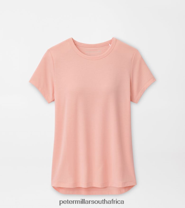 Pink Moon Women Peter Millar Vinyasa Performance T-Shirt Apparel B62P4F53